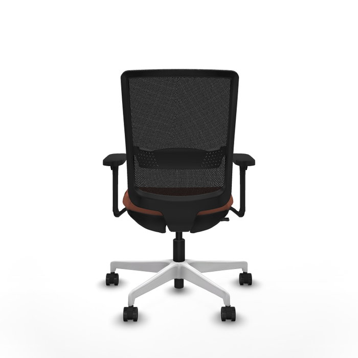 PIQUERAS Y CRESPO Silla de oficina Haches con mecanismo Sincro/Traslack Marrón y Negro
