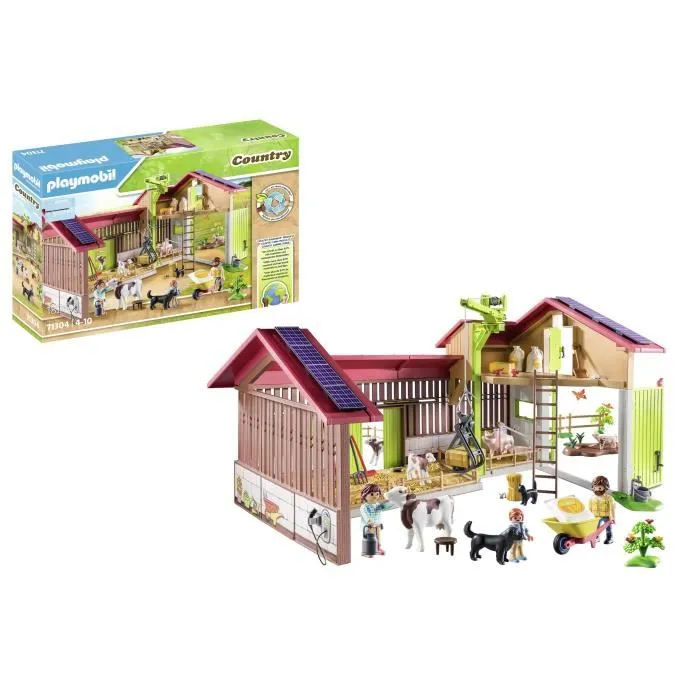 Playmobil 71304 Granja con Paneles Solares - La Vida en la Granja Playmobil 71304 Granja con Paneles Solares - La Vida en la Granja