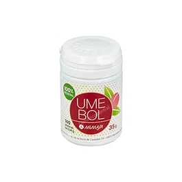 MIMASA Umebol 35Gr. 140Comp. Combinación de extracto de ciruela Umé y jinenjo, comprimidos para disolver en boca, apoyo energético