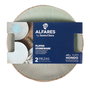 Alfares Pack de 4 Platos Hondos Mediterráneo 21cm