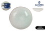 Alfares Pack de 4 Platos Hondos Mediterráneo 21cm