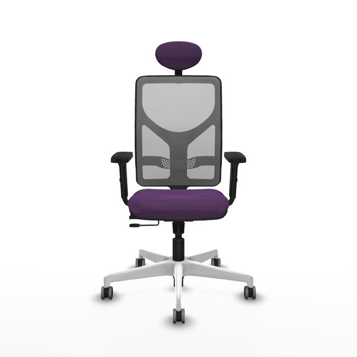 PIQUERAS Y CRESPO Silla de oficina Motilla con mecanismo Sincro/Traslack Morado y Gris PIQUERAS Y CRESPO Silla de oficina Motilla con mecanismo Sincro/Traslack Morado y Gris