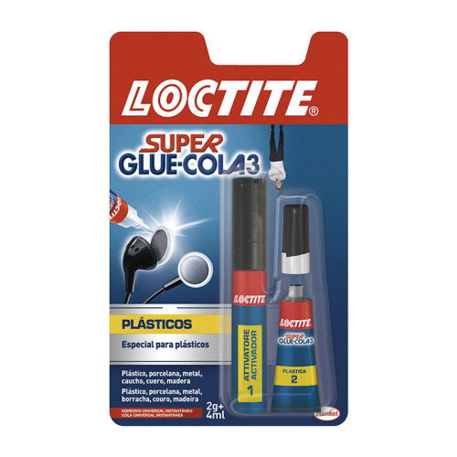 Loctite SuperGlue-3 Plásticos Difíciles Pegamento Bicomponente Adhesivo Rotulador 4ml + 2gr 2642430 Loctite SuperGlue-3 Plásticos Difíciles Pegamento Bicomponente Adhesivo Rotulador 4ml + 2gr 2642430