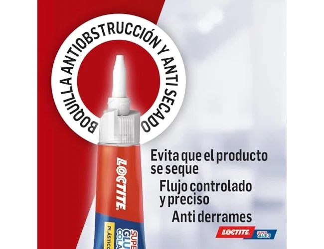 Loctite Super Glue 3 Especial Plásticos Difíciles con Activador