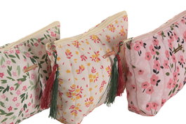 DKD Home Decor Neceser Shabby Multicolor Verde 5 x 15 x 21 cm (6 Unidades)