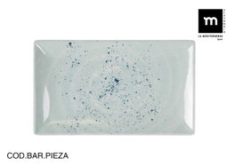 La Mediterranea Fuente Rectangular Ador Elite Brillo 25x15cm
