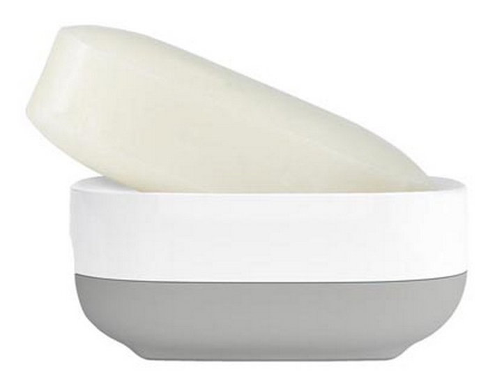 Joseph Joseph Slim Compact Soap Dish Gris/Blanco Joseph Joseph Slim Compact Soap Dish Gris/Blanco