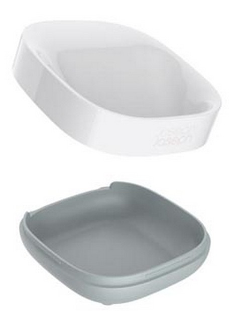 Joseph Joseph Slim Compact Soap Dish Gris/Blanco Joseph Joseph Slim Compact Soap Dish Gris/Blanco