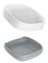 Joseph Joseph Slim Compact Soap Dish Gris/Blanco