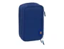 Safta Estuche Escolar Triple F.C. Barcelona Navy Blue 37 Pcs
