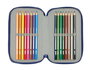 Plumier Triple F.C. Barcelona Azul marino 12,5 x 19,5 x 5,5 cm 37 Piezas