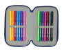 Plumier Triple F.C. Barcelona Azul marino 12,5 x 19,5 x 5,5 cm 37 Piezas