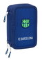 Plumier Triple F.C. Barcelona Azul marino 12,5 x 19,5 x 5,5 cm 37 Piezas