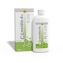 Fatro CL-EXIDIN 4% Champú Desinfectante 200ml Perros y Gatos