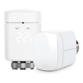 Eve Systems Eve Thermo 4. Generación (Matter) - Termostato Inteligente para Apple HomeKit, Alexa, Google, Programable, Blanco