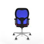 PIQUERAS Y CRESPO Silla de oficina Jorquera Rosa y Azul