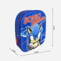 Cerdá Mochila Infantil 3D Sonic Prime Azul