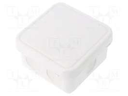 FIBOX JB2.5WH Caja de conexiones con membrana blanca IP65