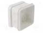 FIBOX JB2.5WH Caja de conexiones con membrana blanca IP65