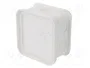 FIBOX JB2.5WH Caja de conexiones con membrana blanca IP65