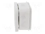 FIBOX JB2.5WH Caja de conexiones con membrana blanca IP65