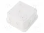 FIBOX JB2.5WH Caja de conexiones con membrana blanca IP65