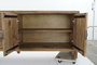DKD Home Decor Buffet de Madera Reciclada Marrón 240x44x65 cm