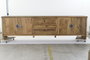 DKD Home Decor Buffet de Madera Reciclada Marrón 240x44x65 cm