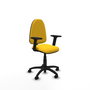 PIQUERAS Y CRESPO Silla de oficina Aýna Amarillo Similpiel