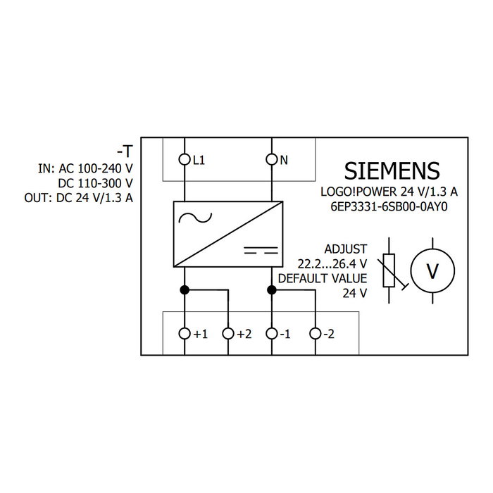 Siemens 6EP3331-6SB00-0AY0 LOGO!POWER 24V 1,3A Siemens 6EP3331-6SB00-0AY0 LOGO!POWER 24V 1,3A