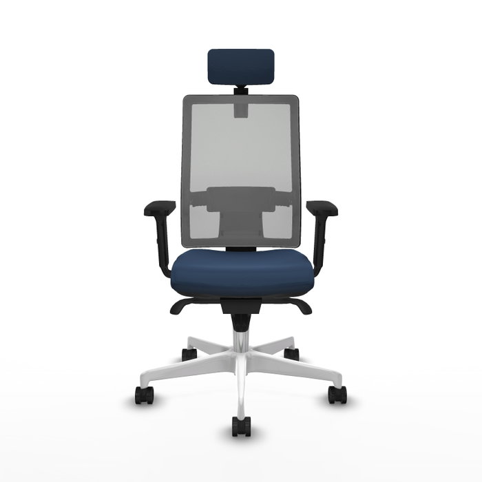 PIQUERAS Y CRESPO Silla de oficina Horna Azul Marino con Mecanismo Sincro PIQUERAS Y CRESPO Silla de oficina Horna Azul Marino con Mecanismo Sincro