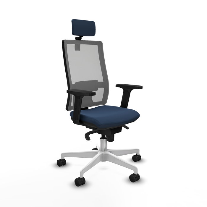 PIQUERAS Y CRESPO Silla de oficina Horna Azul Marino con Mecanismo Sincro PIQUERAS Y CRESPO Silla de oficina Horna Azul Marino con Mecanismo Sincro