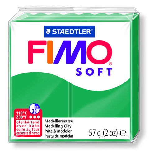 Staedtler Fimo Soft Pasta de modelar verde esmeralda 57 g