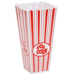 Totally Addict Cubo Palomitas Redondo y Cuadrado Polipropileno d.11,5 cm h.18 cm / 9,5x9,5 cm h.19 cm No Microondas No Lavavajillas