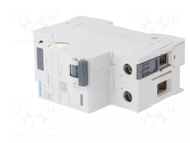 Siemens Interruptor diferencial 5SV3312-6 Tipo A 25A 30mA 1+N