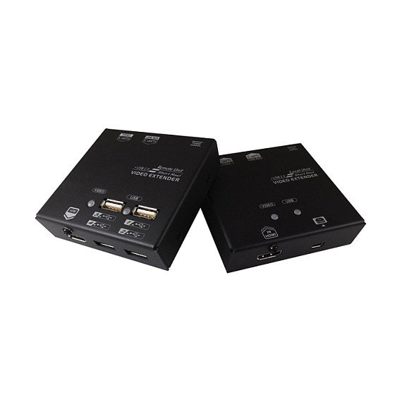 VALUE KVM Extender over Cat.5e/6 - HDMI, 4x USB, 60 m, 1920x1080 Pixeles