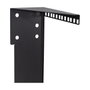 LogiLink Rack de 19 pulgadas 4U para montaje bajo el escritorio o pared