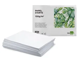 Liderpapel Papel de Dibujo Din A3 Blanco Natural 130 g/m²