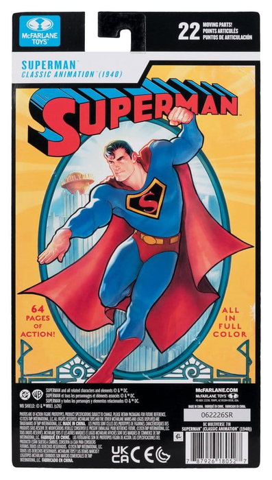 McFarlane Toys DC Multiverse Figura Superman Classic Animation 1940