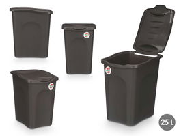 Stefanplast Pongotodo Primavera 25L Antracita 28x40x36 cm (Set de 6)