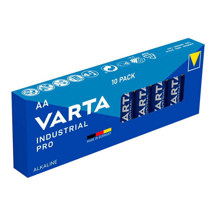 Varta Pila Alcalina Industrial Pro AA LR06 Caja 10 Unidades Ø14,5x50,5 mm