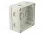 OBO BETTERMANN Caja de conexiones B 9/T gris claro