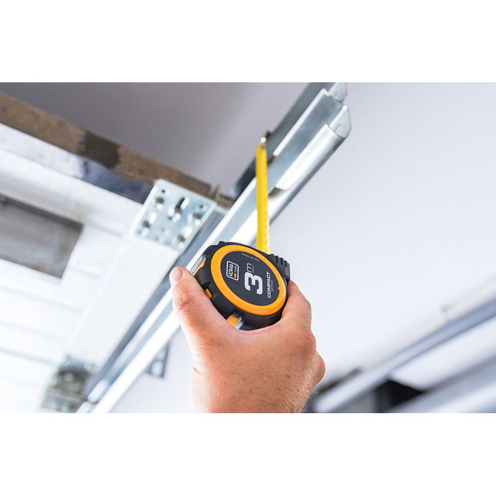 Koma Tools Flexómetro Compact 3 m x 16 mm Cuerpo ABS Antideslizante Herramienta de Medición Koma Tools Flexómetro Compact 3 m x 16 mm Cuerpo ABS Antideslizante Herramienta de Medición