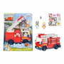 Famosa Camión de bomberos Bluey con figuras de Bingo y Bluey y accesorios
