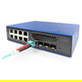 Digitus 8+4P 10G Uplink Industrial Gigabit Ethernet PoE Switch L3 Managed, 8 Puertos Gigabit Ethernet PoE, 4 Puertos Uplink SFP+, Gestionado