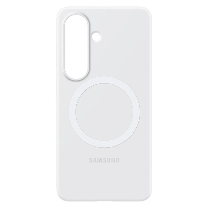 Samsung Funda de Silicona Magnética Galaxy S26, Blanco Samsung Funda de Silicona Magnética Galaxy S26, Blanco