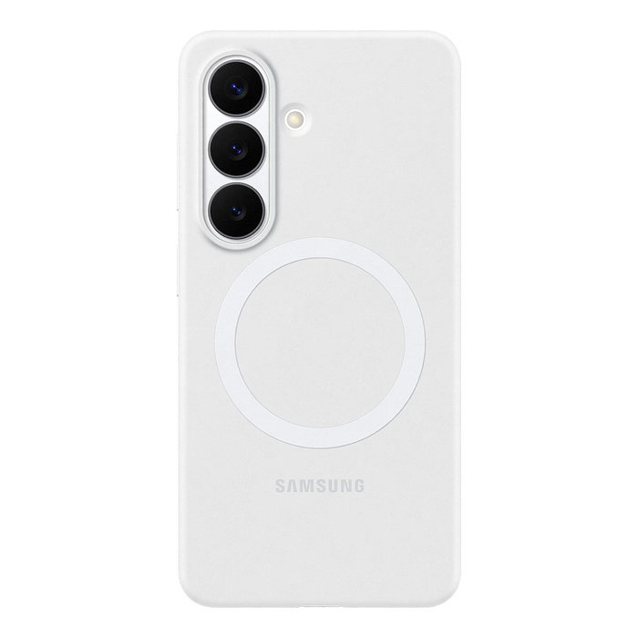 Samsung Funda de Silicona Magnética Galaxy S26, Blanco Samsung Funda de Silicona Magnética Galaxy S26, Blanco