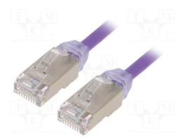 PANDUIT Patch cord Cat 6a F/UTP TX6A-28™ de 5m violeta