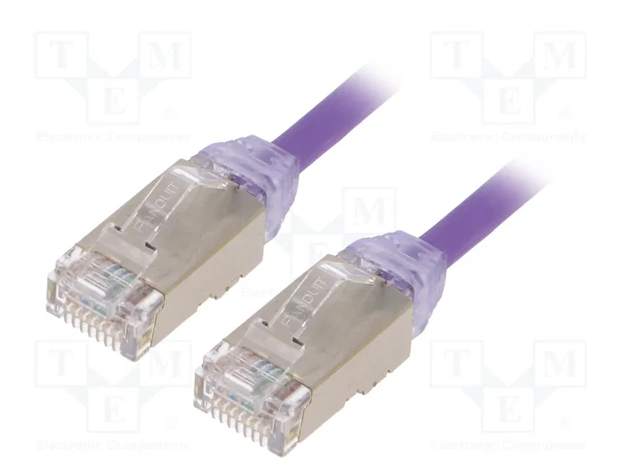 PANDUIT Patch cord Cat 6a F/UTP TX6A-28™ de 5m violeta PANDUIT Patch cord Cat 6a F/UTP TX6A-28™ de 5m violeta