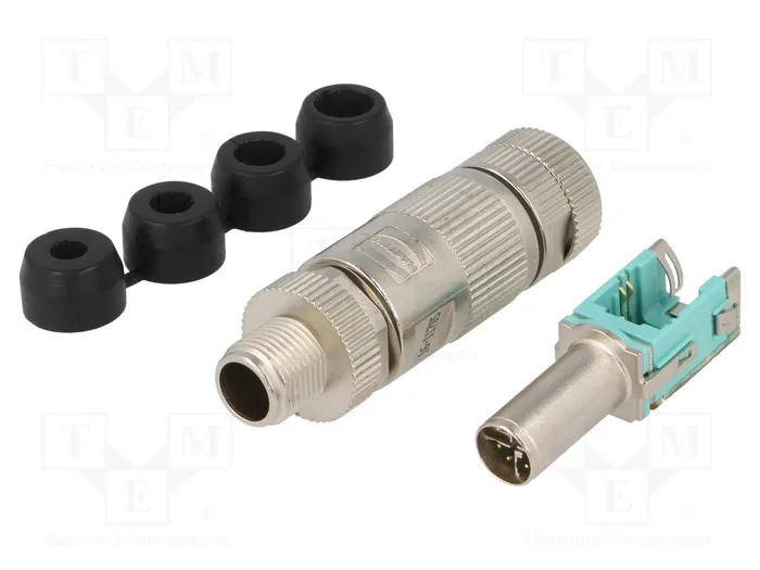 HARTING Conector M12 macho 8 pines recto preLink código X - ProfiNET HARTING Conector M12 macho 8 pines recto preLink código X - ProfiNET